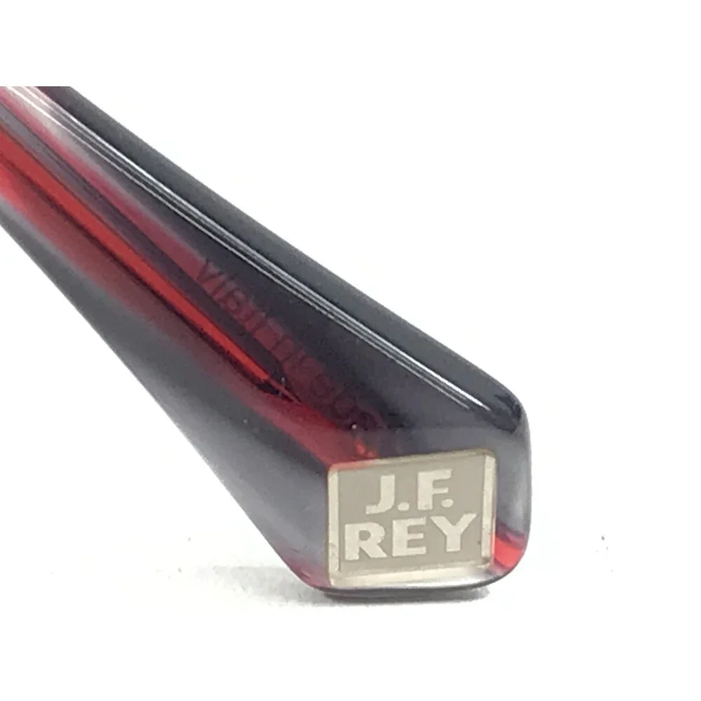 J. F. Rey Eyeglasses Frames CAROLINA 0830 Black Red Round Full Rim 49-23-143